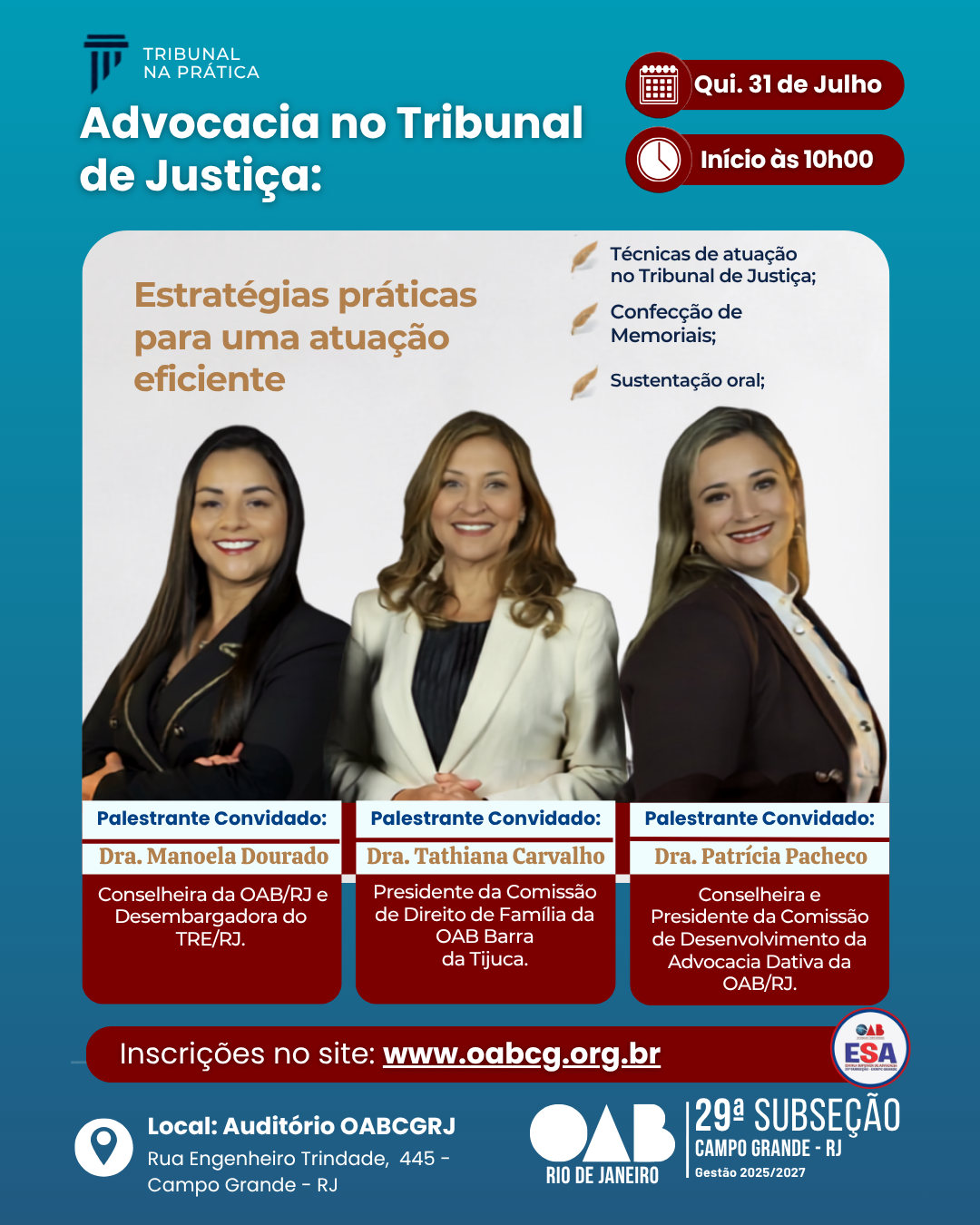 Cartaz do Evento