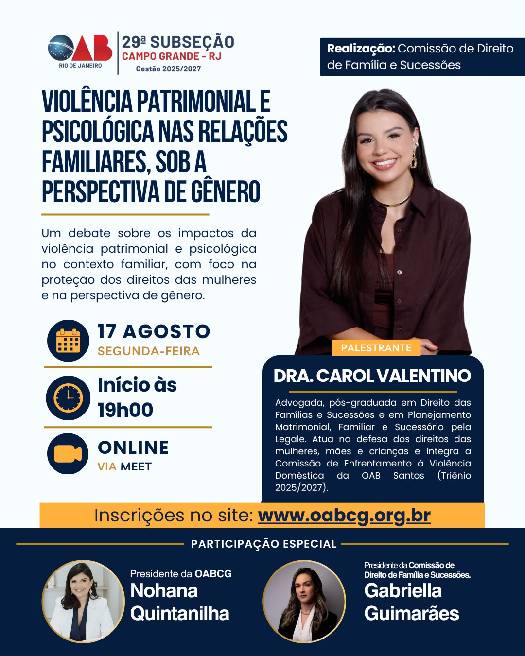 Cartaz do Evento