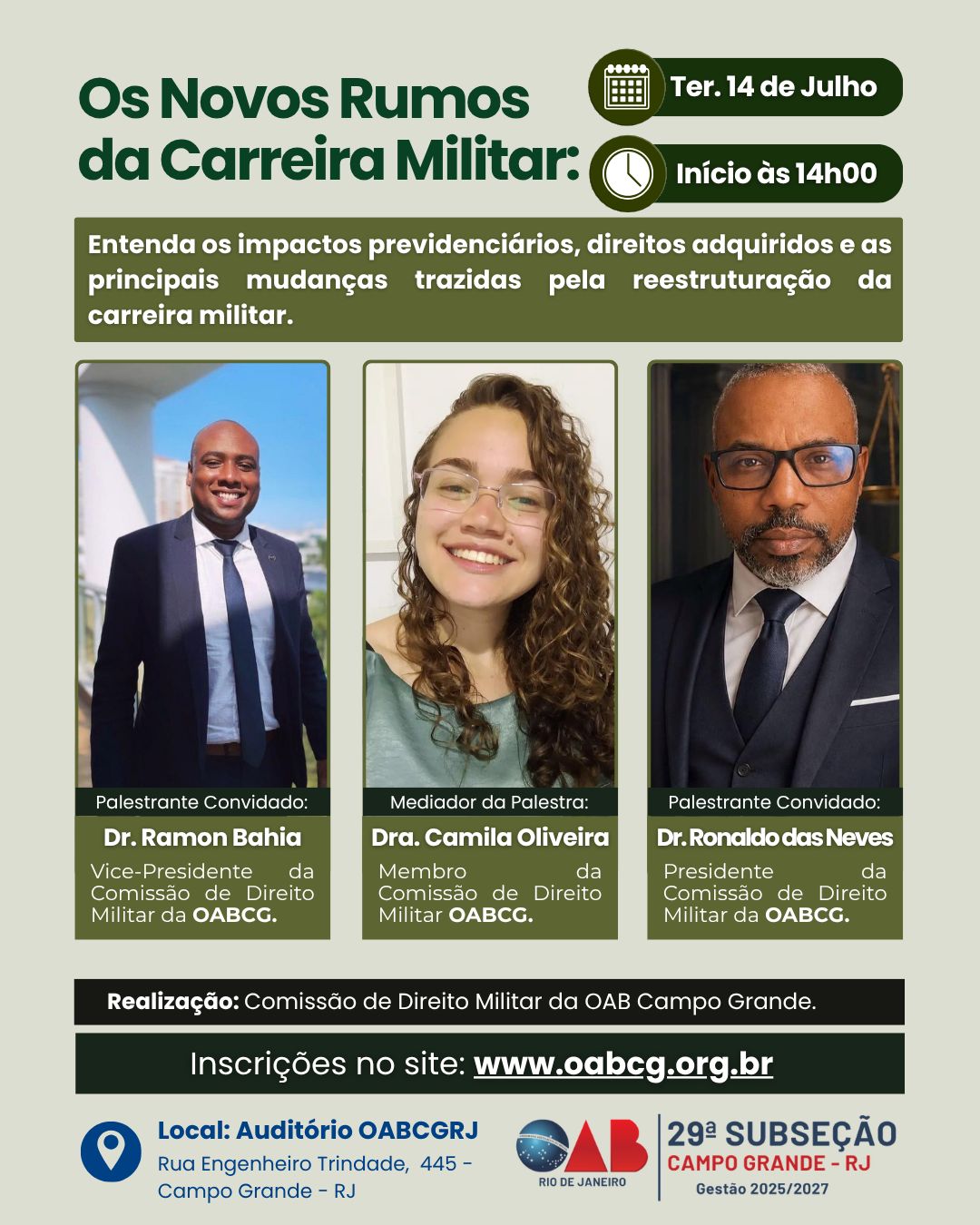 Novos Rumos da Carreira Militar